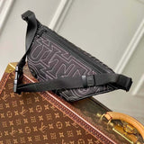 Louis Vuitton LV Unisex Discovery Bumbag Black Nylon Cowhide Leather