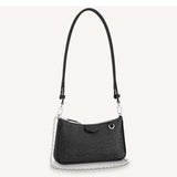 Louis Vuitton LV Women Easy Pouch On Strap Epi Embossed Supple Grained Cowhide Leather Clutch