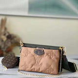 Louis Vuitton LV Unisex Maxi Multi Pochette Accessoires Handbag Green Beige