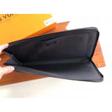 Louis Vuitton LV Unisex Pochette Jour GM Giant Damier Ebene Coated Canvas Clutch