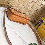 Louis Vuitton LV Women Pochette Metis Bag Embroidered Embossed Supple Grained Cowhide