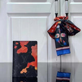 Louis Vuitton LV Unisex Pocket Organizer Red Sunset Monogram Eclipse Coated Canvas Shoulder Bag