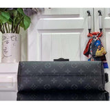 Louis Vuitton LV Unisex S-Cape Messenger Monogram Eclipse Coated Canvas Cowhide Leather Handbag