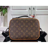 Louis Vuitton LV Unisex S Lock Messenger Radiant Sun Monogram Macassar Coated Canvas Handbag