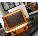 Louis Vuitton LV Unisex Soft Trunk Bag Monogram Coated Canvas-Brown