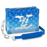Louis Vuitton LV Unisex Soft Trunk Monogram Clouds Coated Canvas Handbag
