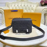 Louis Vuitton LV Unisex Steamer Messenger Monogram Cowhide Taurillon Leather Handbag