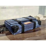 Louis Vuitton LV Unisex Trunk Slingbag Ocean Blue Damier Salt Canvas Cowhide Leather