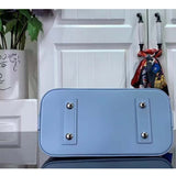 Louis Vuitton LV Women Alma BB Handbag Cloud Blue Epi Grained Smooth Cowhide Leather