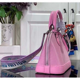 Louis Vuitton LV Women Alma BB Handbag Lilas Provence Lilac Epi Grained Cowhide Leather