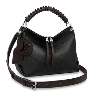Louis Vuitton LV Women Beaubourg Hobo MM Mahina Calf Leather Shoulder Bag