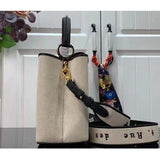 Louis Vuitton LV Women Capucines MM Handbag Black Taurillon Leather Canvas
