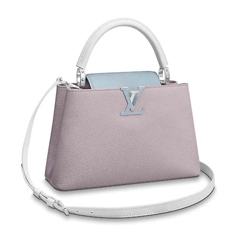 Louis Vuitton LV Women Capucines PM Handbag Taurillon Leather