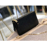 Louis Vuitton LV Women Double Zip Pochette Two-Tone Monogram Empreinte Clutch