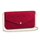 Louis Vuitton LV Women Félicie Pochette Monogram Empreinte Leather Clutch