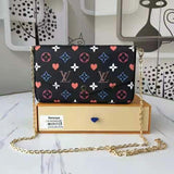 Louis Vuitton LV Women Game On Félicie Pochette Monogram Canvas-Black Clutch