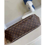 Louis Vuitton LV Women Graceful MM Hobo Classic Beige Monogram Coated Canvas Shoulder Bag
