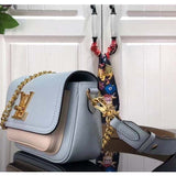 Louis Vuitton LV Women Lockme Tender Bleu Nuage Blue Grained Calf Leather Handbag