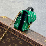 Louis Vuitton LV Women Micro Métis Bag Green Monogram Jacquard Velvet