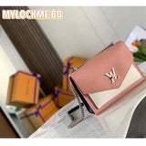 Louis Vuitton LV Women Mylockme Chain Bag Chataigne Brown Soft Grained Calfskin