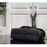 Louis Vuitton LV Women New Wave Multi-Pochette Black Smooth Cowhide Leather Clutch