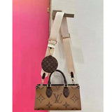 Louis Vuitton LV Women OnTheGo East West Giant Monogram Monogram Reverse Coated Canvas Tote