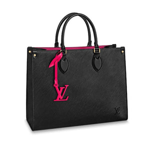 Louis Vuitton LV Women Onthego MM Tote Bag Epi Grained Leather