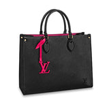 Louis Vuitton LV Women Onthego MM Tote Bag Epi Grained Leather