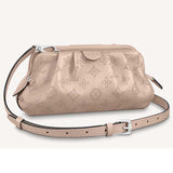 Louis Vuitton LV Women Scala Mini Pouch Coquille Mahina Perforated Calf Leather Clutch