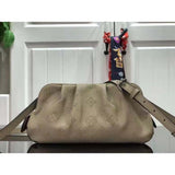 Louis Vuitton LV Women Scala Mini Pouch Coquille Mahina Perforated Calf Leather Clutch
