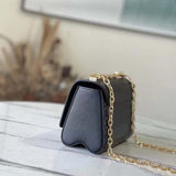 Louis Vuitton LV Women Twist PM Chain Bag Black Epi Grained Cowhide Leather