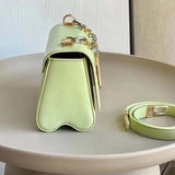 Louis Vuitton LV Women Twist PM Vert Noto Green Epi Grained Leather Cowhide Lock Handbag