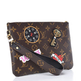 Louis Vuitton LIMITED EDITION MONOGRAM PATCH CITY WRISTLET/ CLUTCH BAG