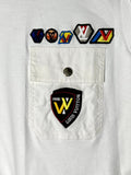 Louis Vuitton LOGO APPLIQUÉ PATCHES POCKET T-SHIRT