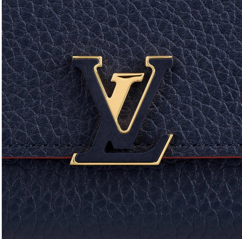 Louis Vuitton Marine Rouge Capucines Calfskin Wallet