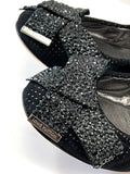 Louis Vuitton METALLIC LEATHER & SEQUINS BALLET FLATS