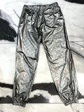 Louis Vuitton METALLIC SILVER MONOGRAM TRACK PANTS