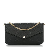 Louis Vuitton MONOGRAM EMPREINTE LEATHER FÉLICIE CHAIN BAG