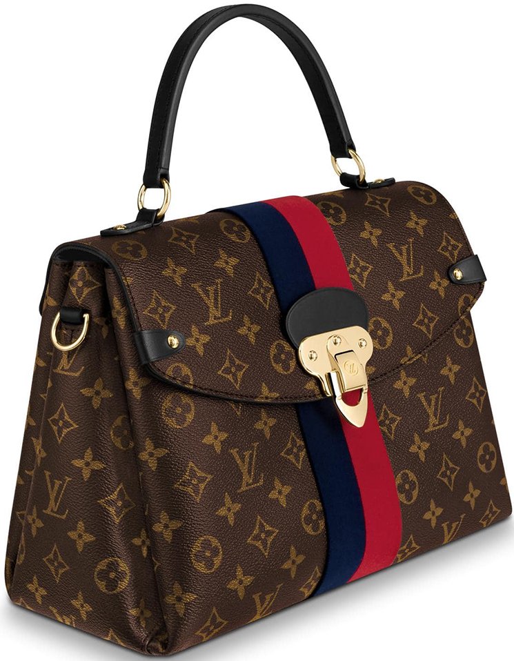 Louis Vuitton LV MONOGRAM GEORGES BB BROWN SHOULDER BAG