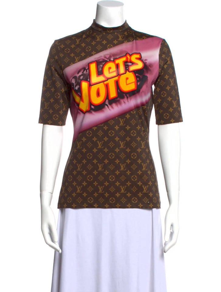 Louis Vuitton MONOGRAM LET'S VOTE SHIRT