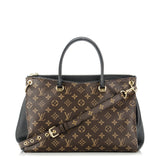 Louis Vuitton MONOGRAM PALLAS NOIR MM SHOULDER BAG