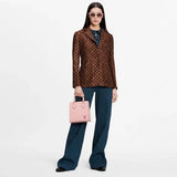 Louis Vuitton MONOGRAM SILK TWILL BLAZER