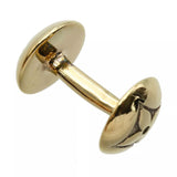 Louis Vuitton STERLING SILVER MONOGRAM BOUTONS DE MANCHETTE CUFFLINKS