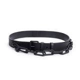 Louis Vuitton Monogram Taurillon Leather Signature Chain 35 MM Belt, Size 85 34 w/ Box