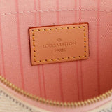 Louis Vuitton DAMIER AZUR NEVERFULL POCHETTE ROSE BALLERINE