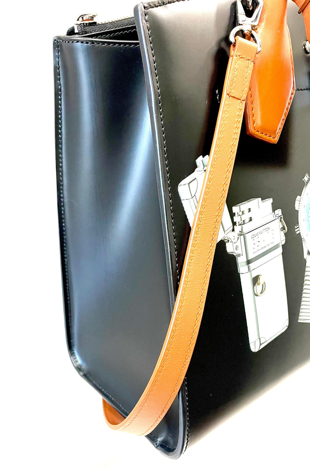 Louis Vuitton LIMITED EDITION WORLD TOUR CITY STEAMER CALFSKIN TOTE