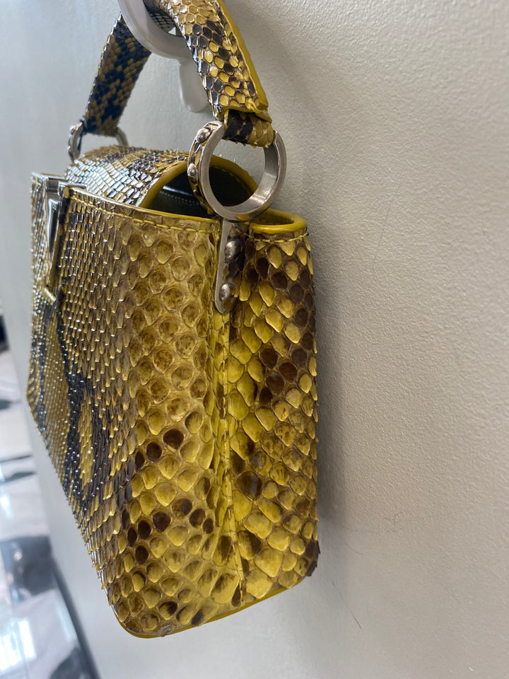 Louis Vuitton PYTHON MINI CAPUCINES BAG