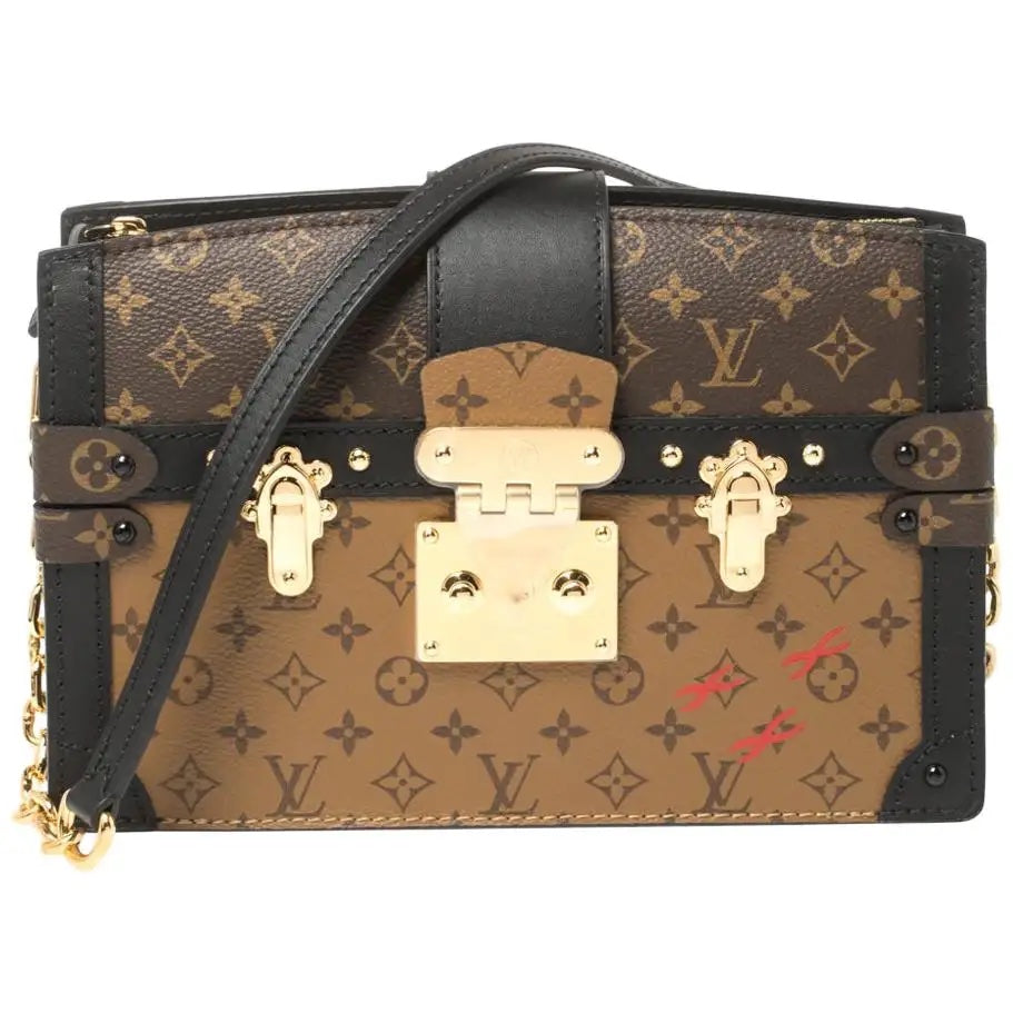 Louis Vuitton REVERSE MONOGRAM TRUNK CLUTCH BAG