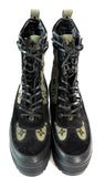Louis Vuitton SUEDE MONOGRAM LAURETTE PLATFORM DESERT BOOTS