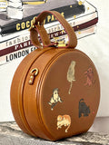 Louis Vuitton CALFSKIN CATOGRAM PETITE BOITE CHAPEAU BAG
